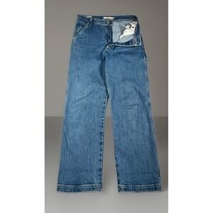 Levis Premium Ribcage Straight Ankle Carpenter Denim Jeans Big E Womens 28